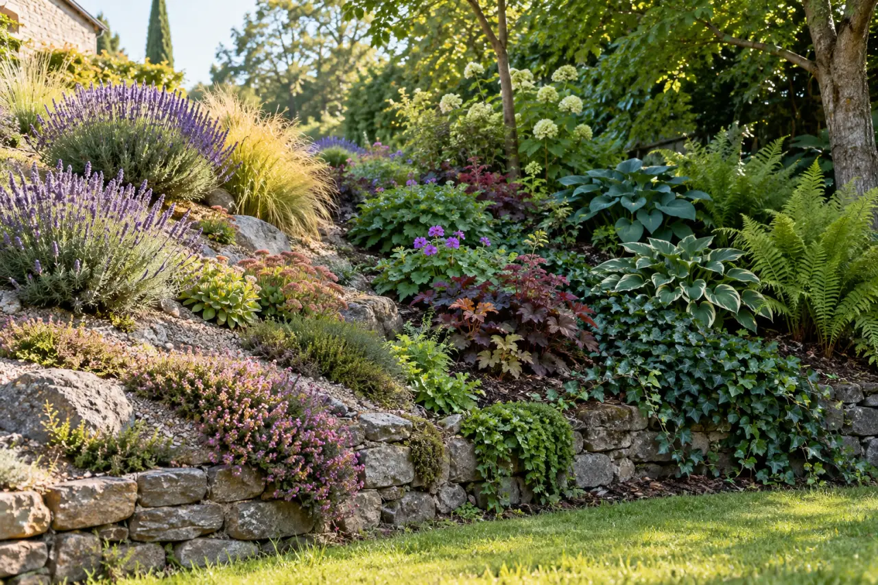 Quelle plante de talus sans entretien choisir selon le soleil, l’ombre et la sécheresse ?