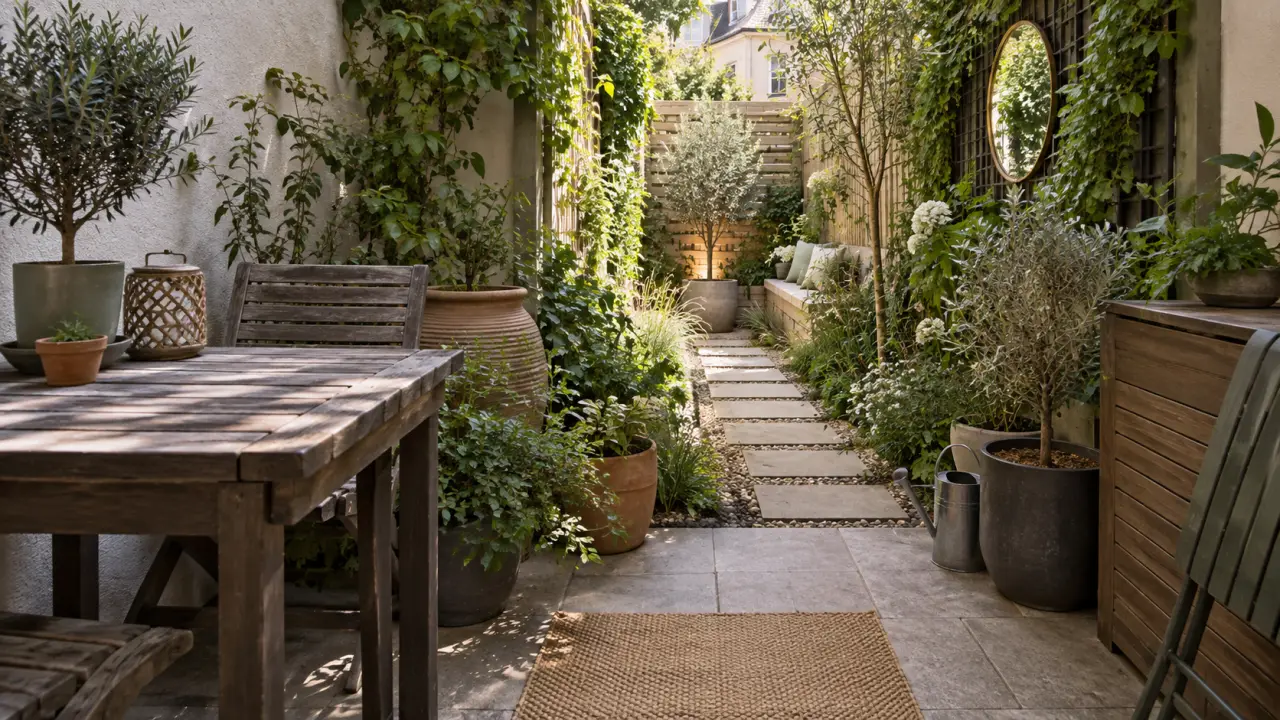 Petit jardin de 10 m² : les erreurs qui réduisent l’espace et les solutions pour l’agrandir visuellement