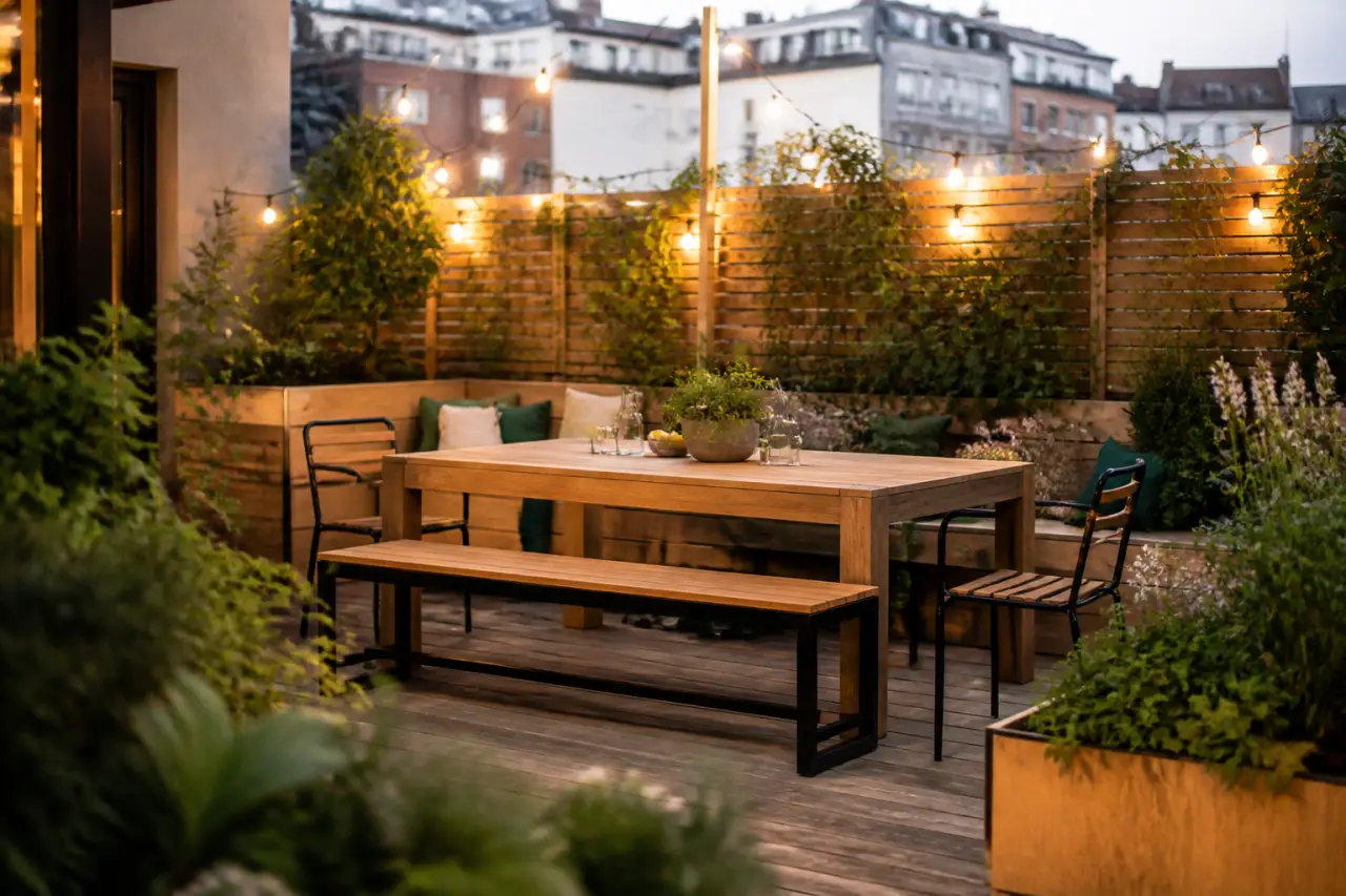 Mobilier pour jardin urbain : quels équipements choisir pour un espace robuste et convivial