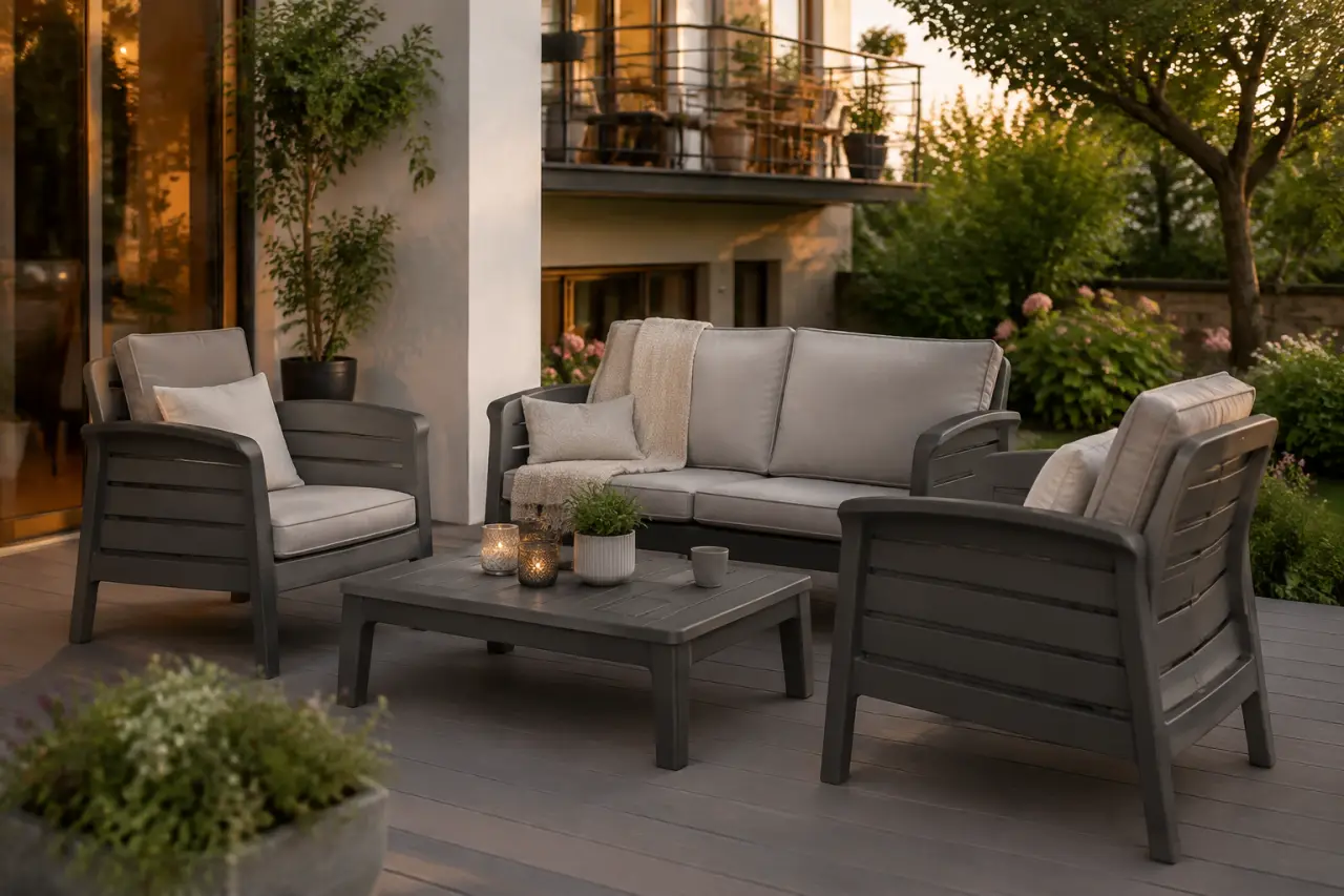 Balcon, terrasse, jardin : quel salon de jardin en plastique de 2 à 8 places choisir sans se tromper ?