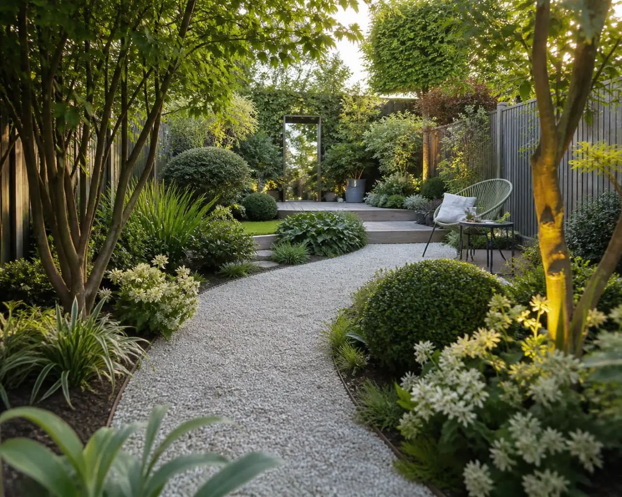 Aménager un jardin de 100 m2 : 4 règles pour doubler l'espace visuel