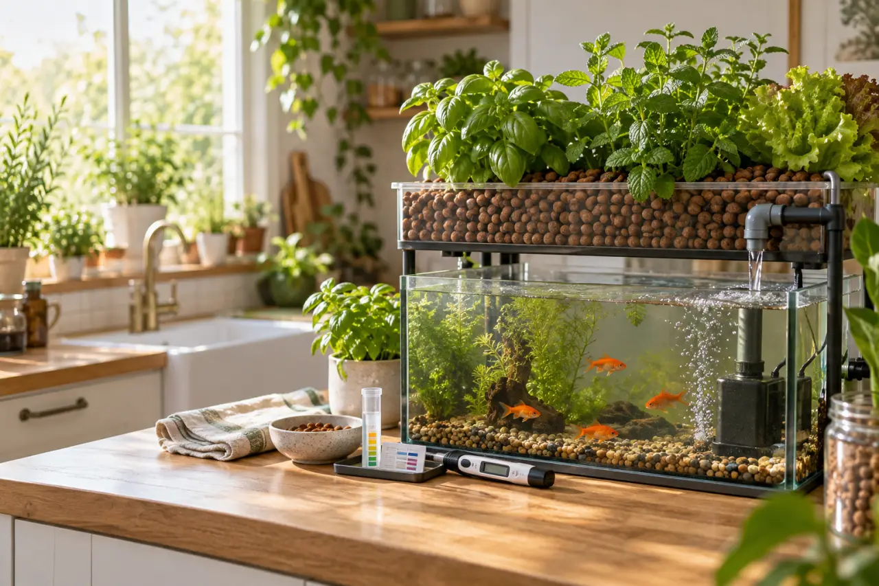 Aquaponie à la maison : simple à installer, exigeante à équilibrer